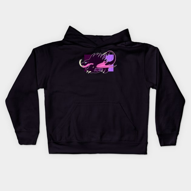 Pink Alternate DeathGripper Kids Hoodie by SageysArtsandDreams